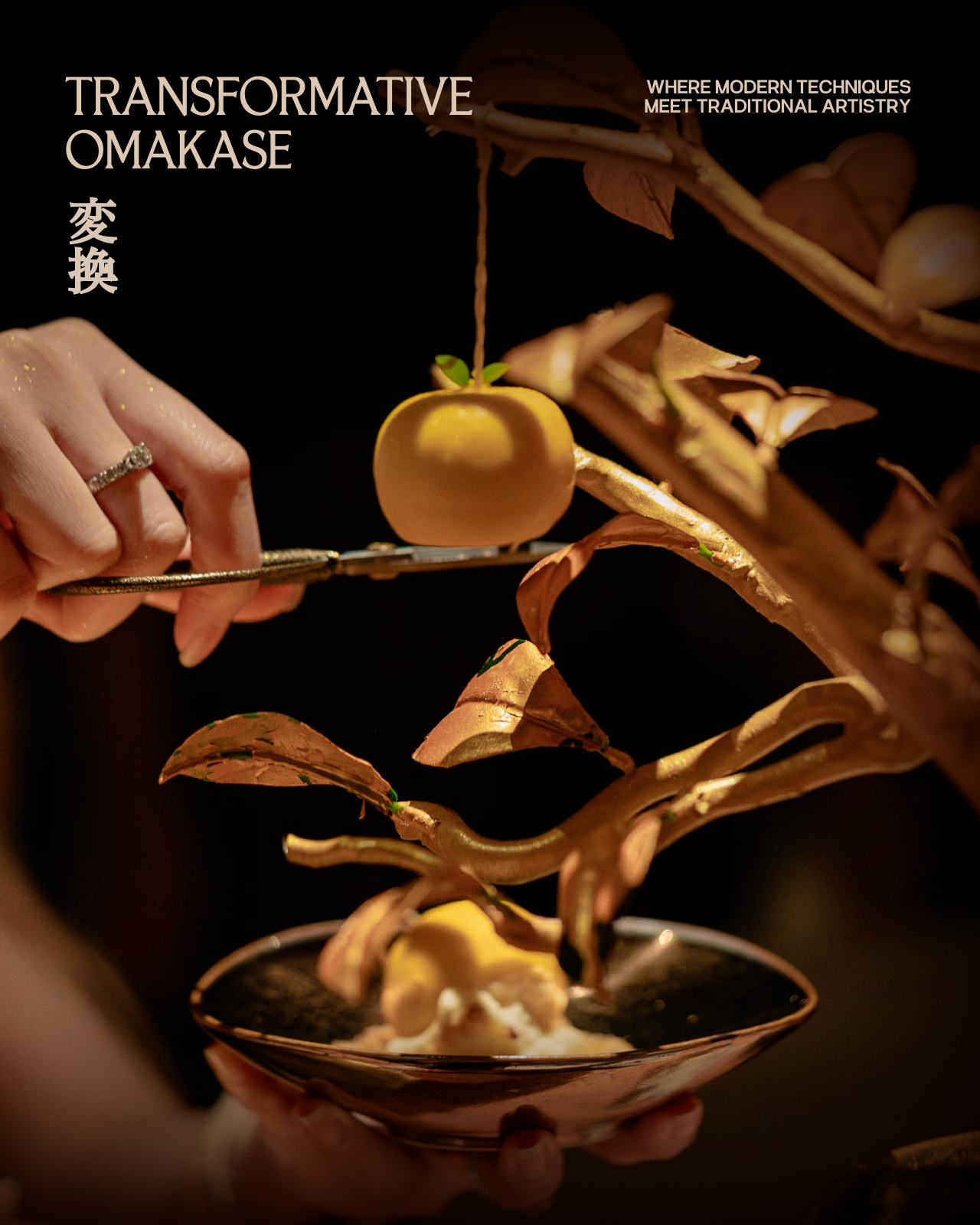 Transformative Omkase - Where modenr techniques meet tradition artistry