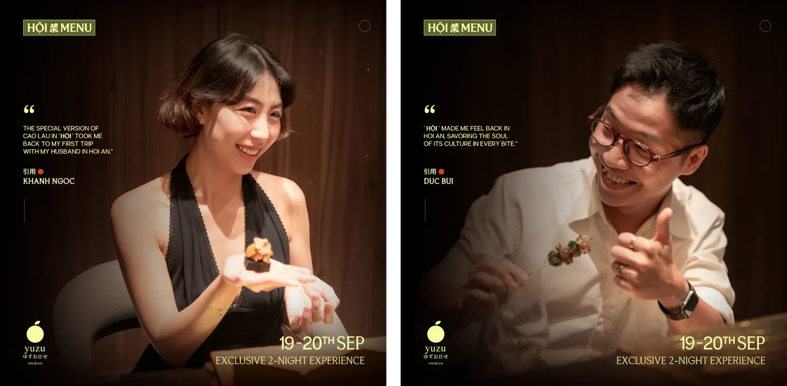 What Our First Guests Said About Hội Menu