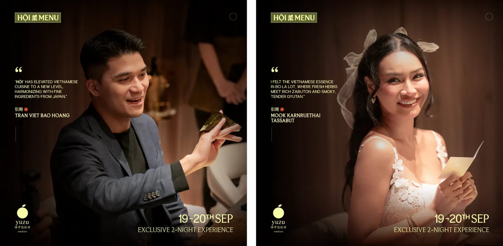 What Our First Guests Said About Hội Menu