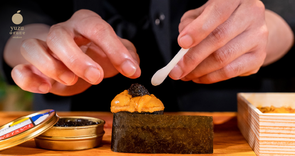 Sushi with Caviar